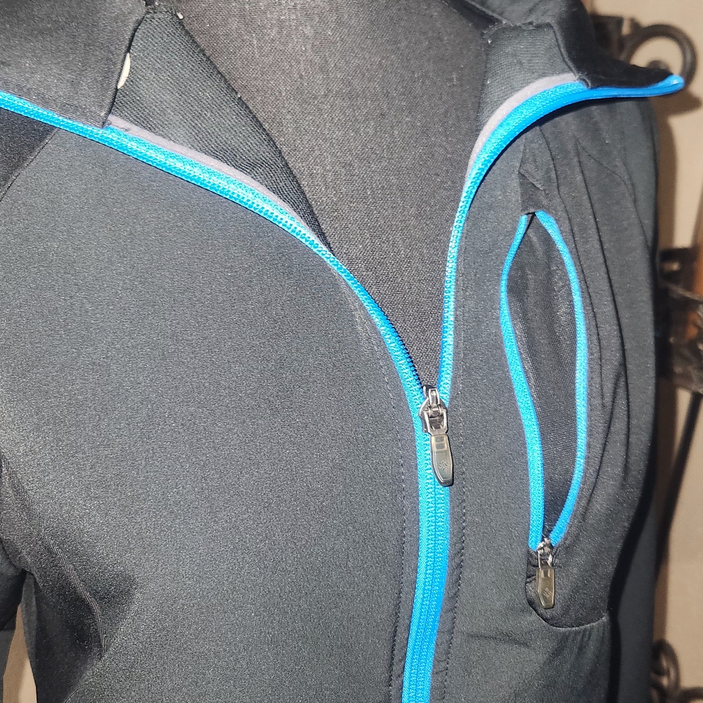 Columbia Trail‎ Twist Women's Black Ski Jacket with Blue Trim - Picture 9 of 10